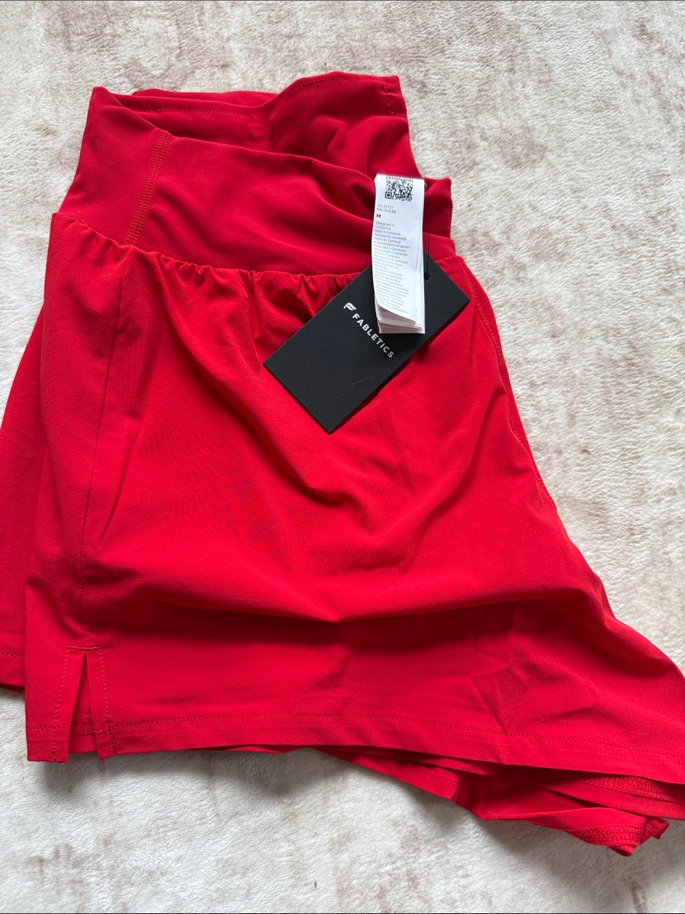 Fabletics Red Athletic Short